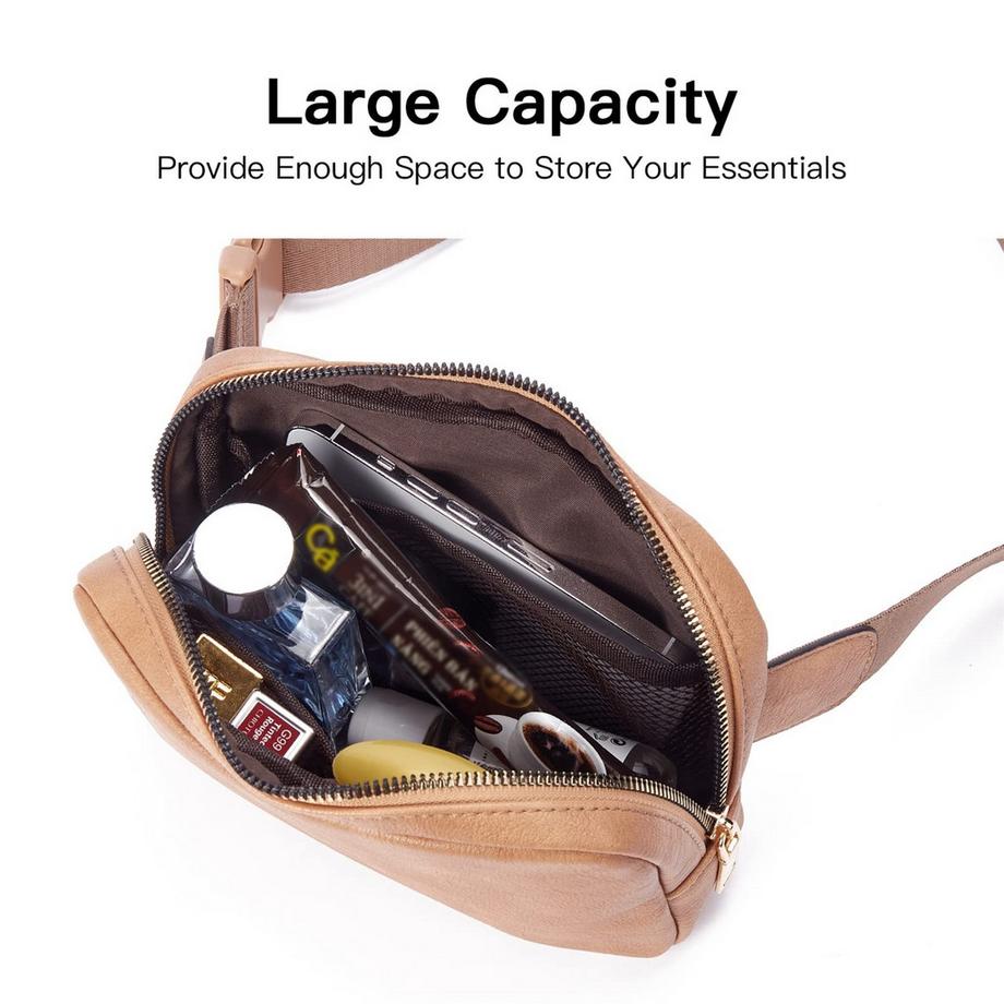 Only-bags.store PU Leder Crossbody Umhängetasche  