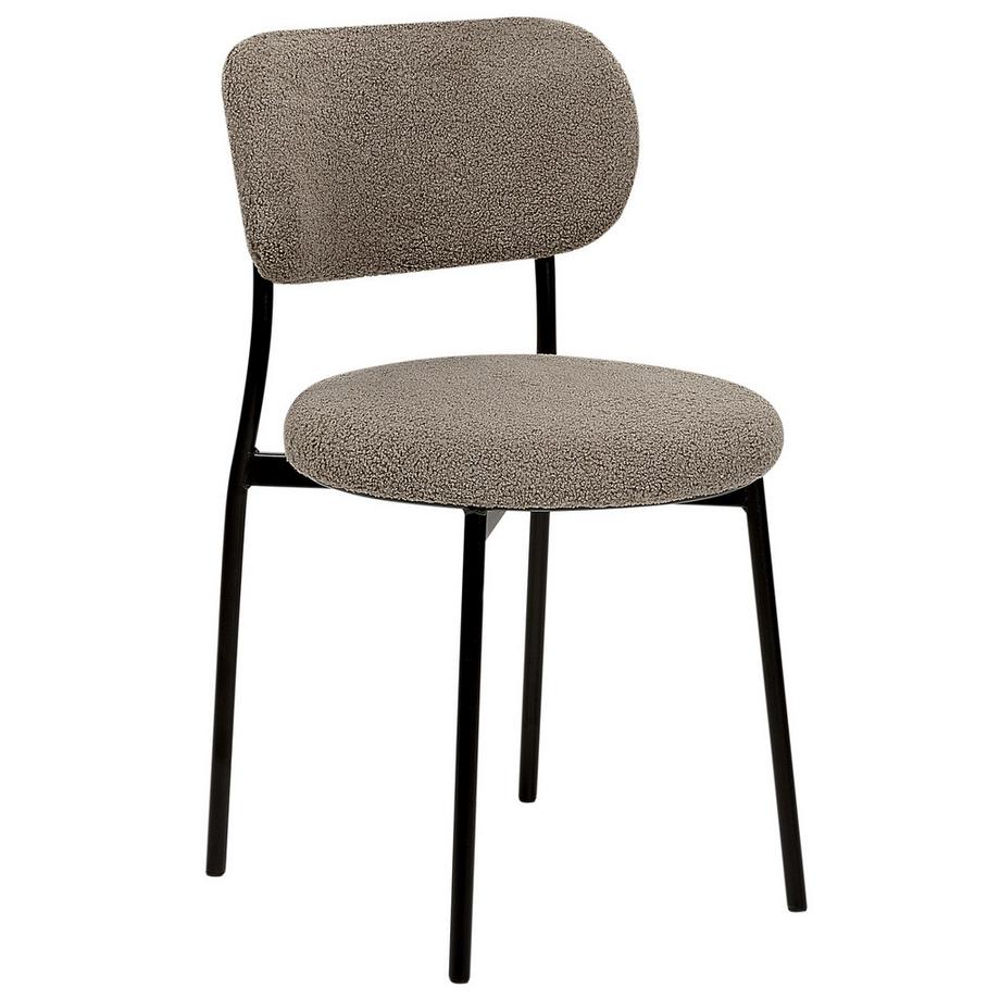 Beliani Set di 2 sedie da pranzo en Bouclé  CASEY  