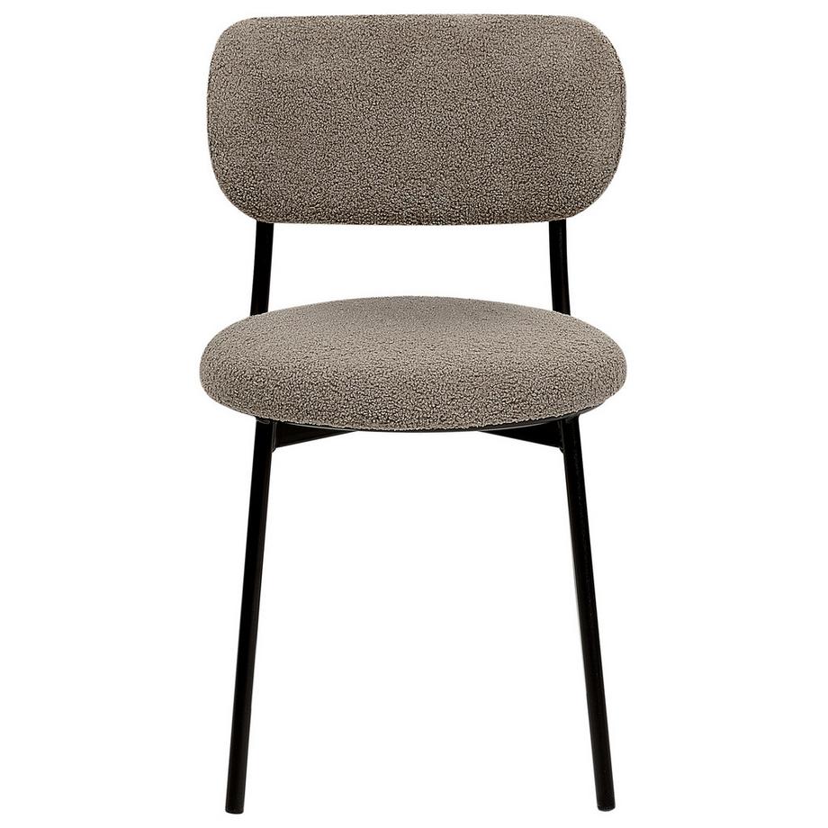 Beliani Set di 2 sedie da pranzo en Bouclé  CASEY  