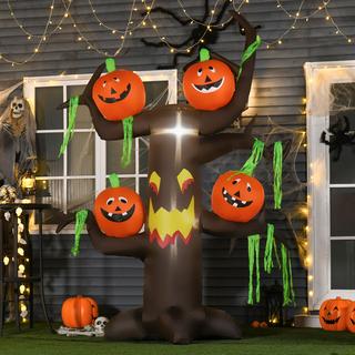 HOMCOM Halloween Aufblasbarer Baum  