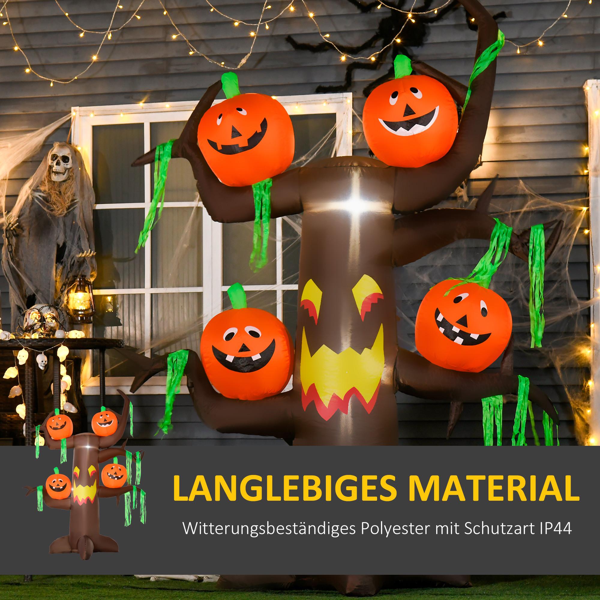 HOMCOM Halloween Aufblasbarer Baum  