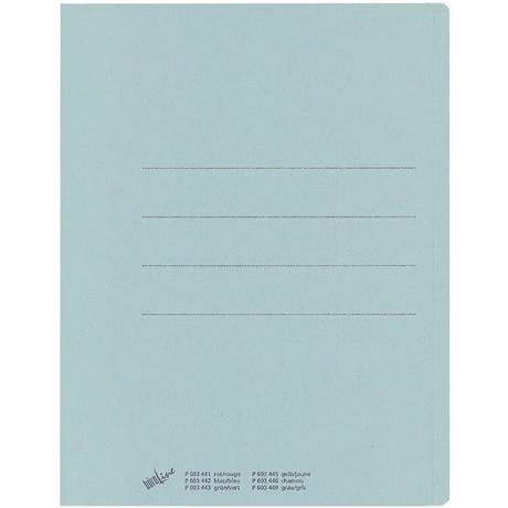 BÜROLINE Einlagemappen 240 g/m² blau, 100 Stk  