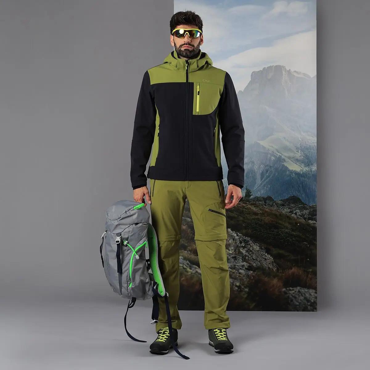 CMP Giacca da trekking con cappuccio con zip  