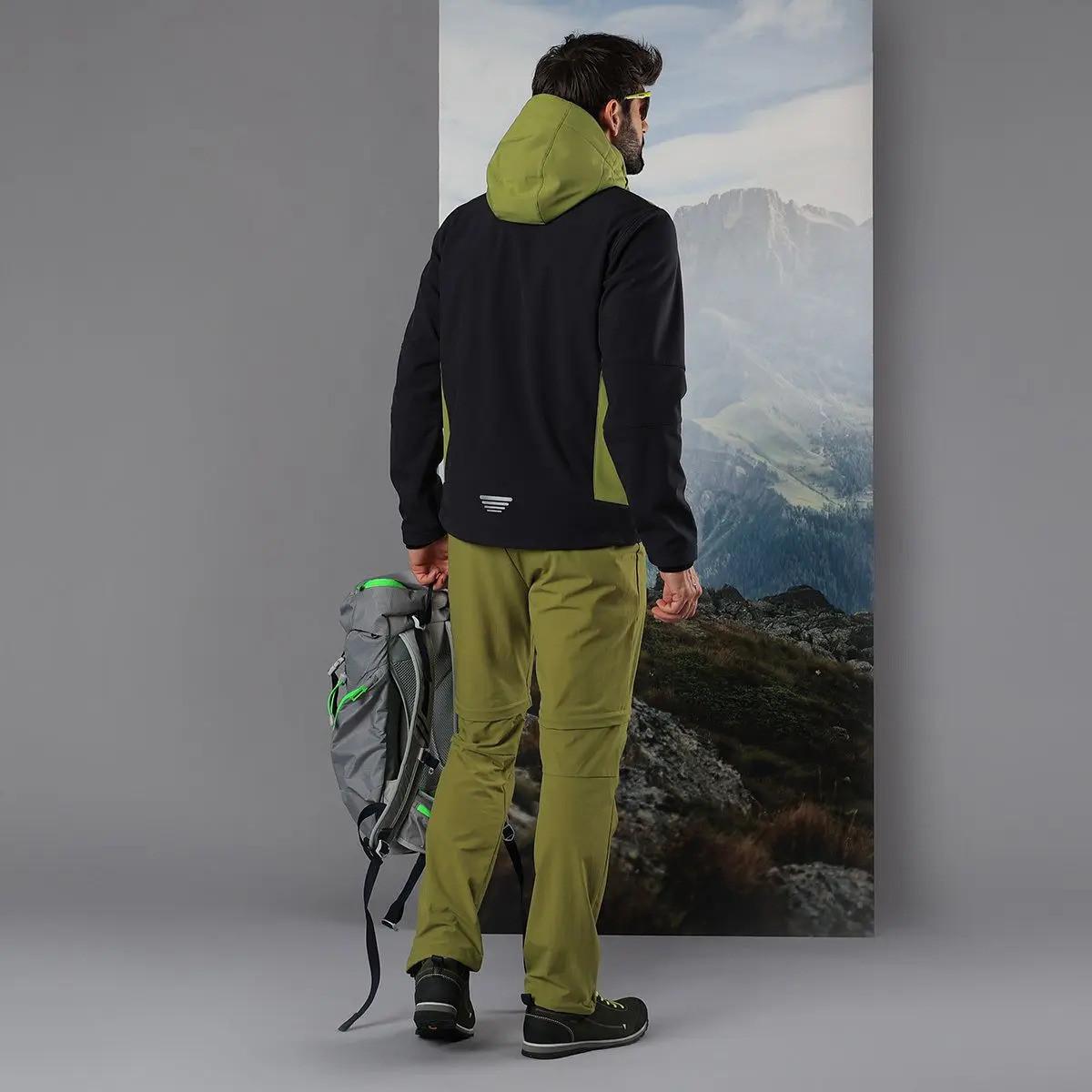 CMP Giacca da trekking con cappuccio con zip  