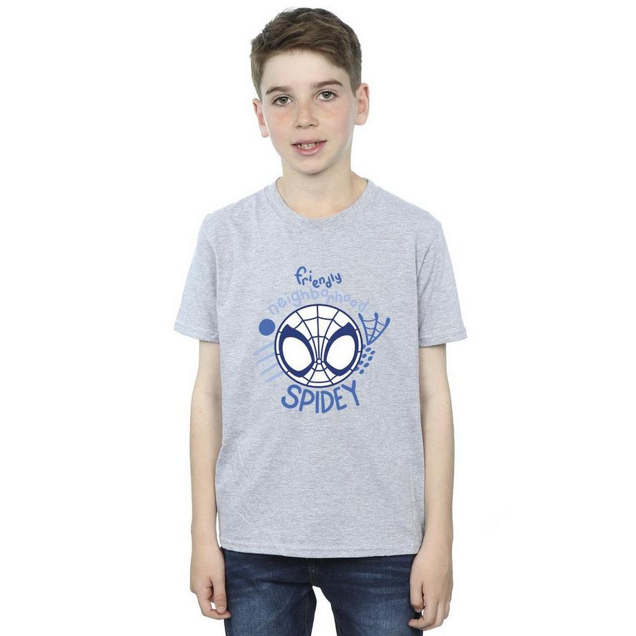 MARVEL  Spidey And His Amazing Friends Neighbourhood T-Shirt 