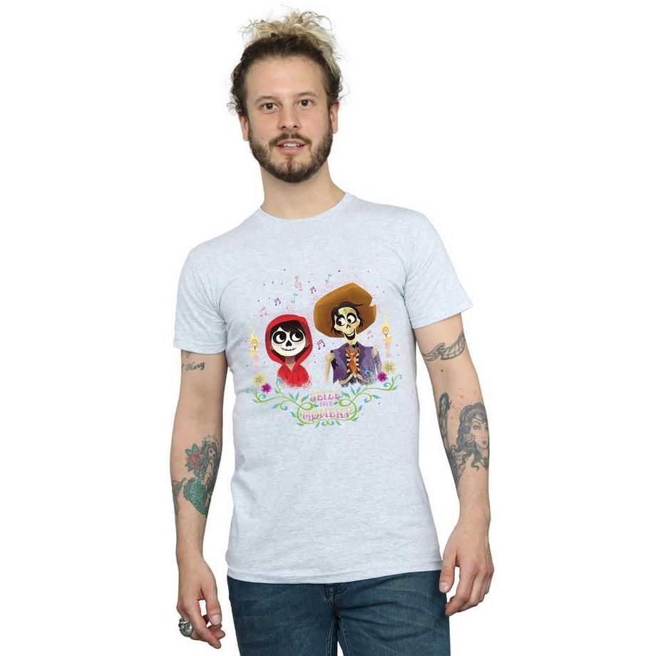 Disney Coco T-Shirt Imprimé Manches Courtes  