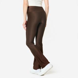DOMYOS  Leggings donna taglio dritto poliestere 