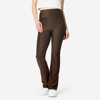 DOMYOS  Leggings donna taglio dritto poliestere 