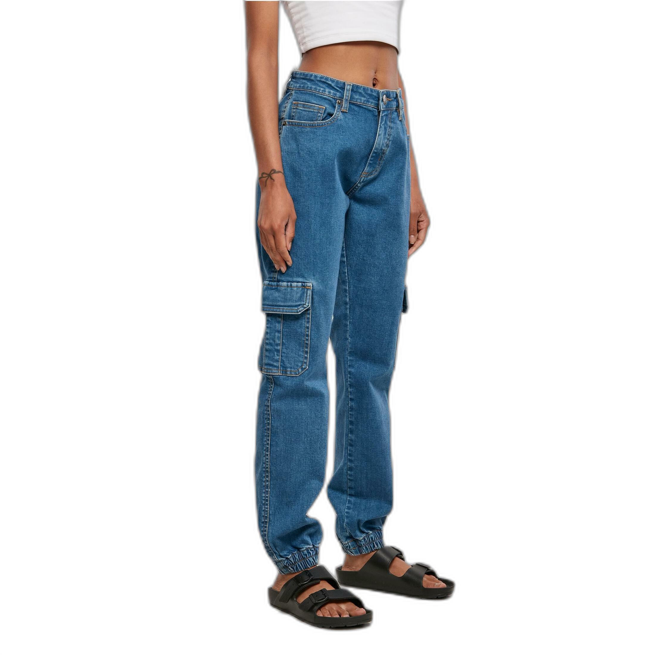 URBAN CLASSICS Organic Stretch Denim Cargohose  