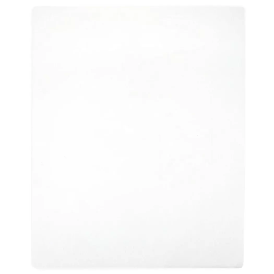 VidaXL - Drap-housse en jersey coton, Onesize, Blanc