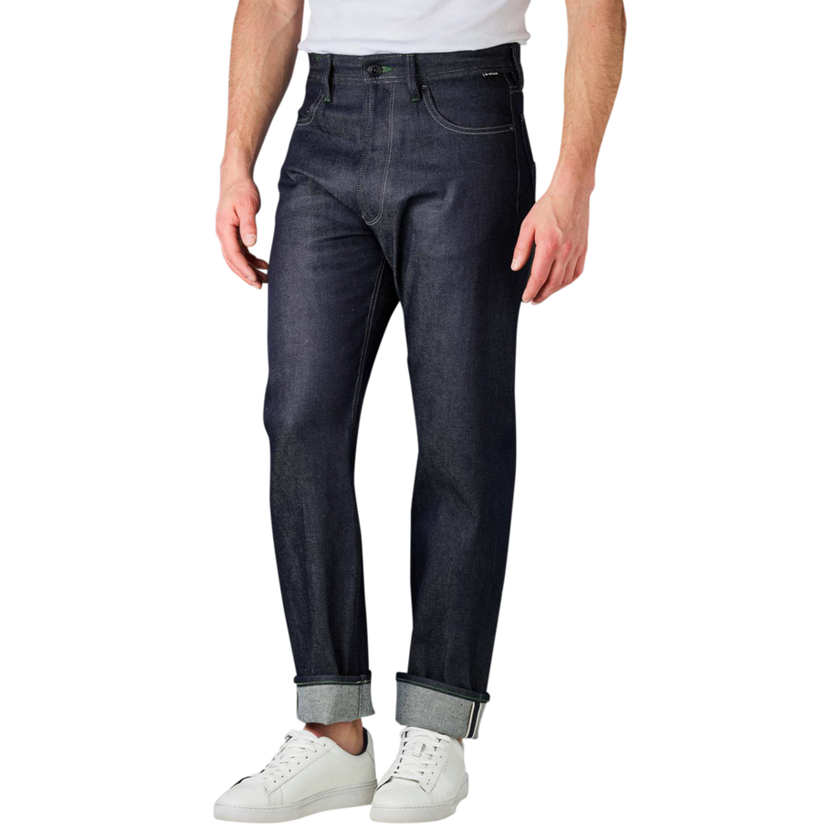 G-STAR Type 49 Relaxed Straight Fit Selvedge Jeans  