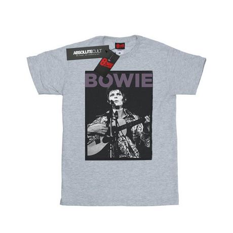 David Bowie Gitarre Bedrucktes T-Shirt  