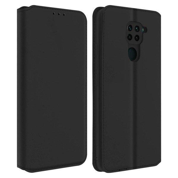 Avizar  Custodia Flip Xiaomi Redmi Note 9 nero 