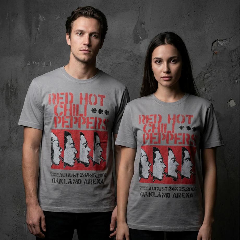 Red Hot Chili Peppers T-Shirt Unplugged Oakland Arena  
