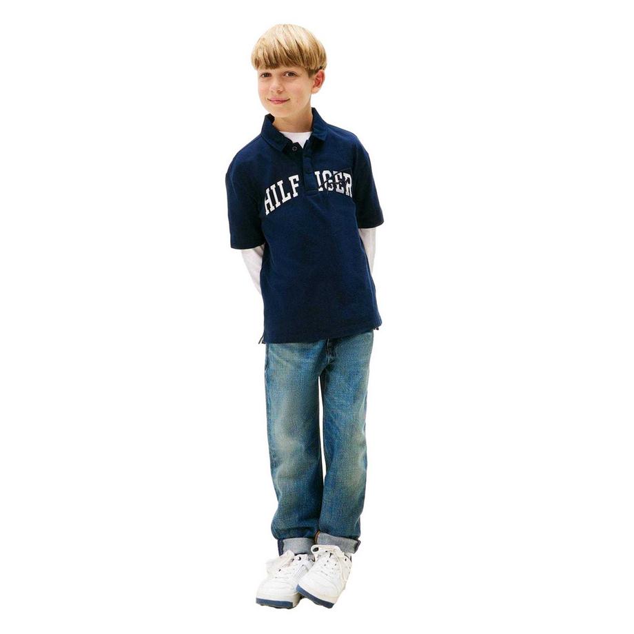 TOMMY HILFIGER  Maglietta Polo Scritta Logo 