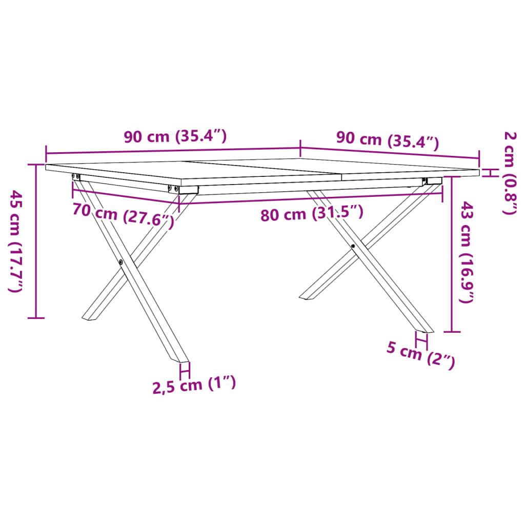 VidaXL Couchtisch kiefernholz  