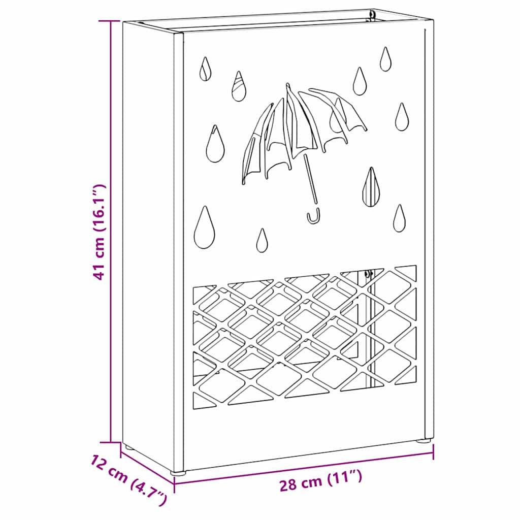 VidaXL Sonnenschirmhalter stahl  