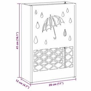 VidaXL Sonnenschirmhalter stahl  