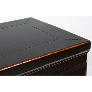 mutoni Console noire Jinan avec 3 tiroirs  