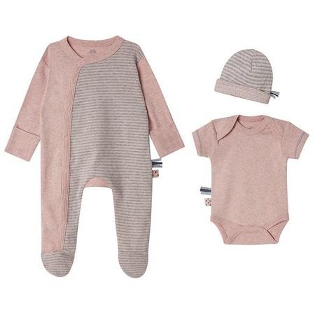 OrganicEra  Neugeborene Jungen Mädchen Kleidung Set aus bio Baumwolle,  3-teiliges Set 