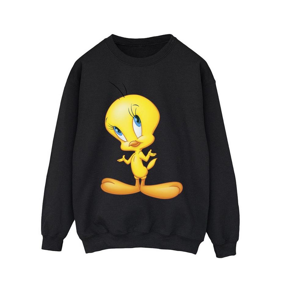 LOONEY TUNES Tweety Bird Grafik Print Sweatshirt  