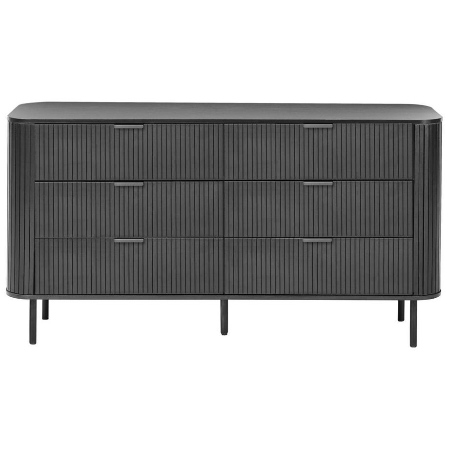 Beliani Kommode mit 6 Schubladen aus MDF-Platte  BRADLEY  