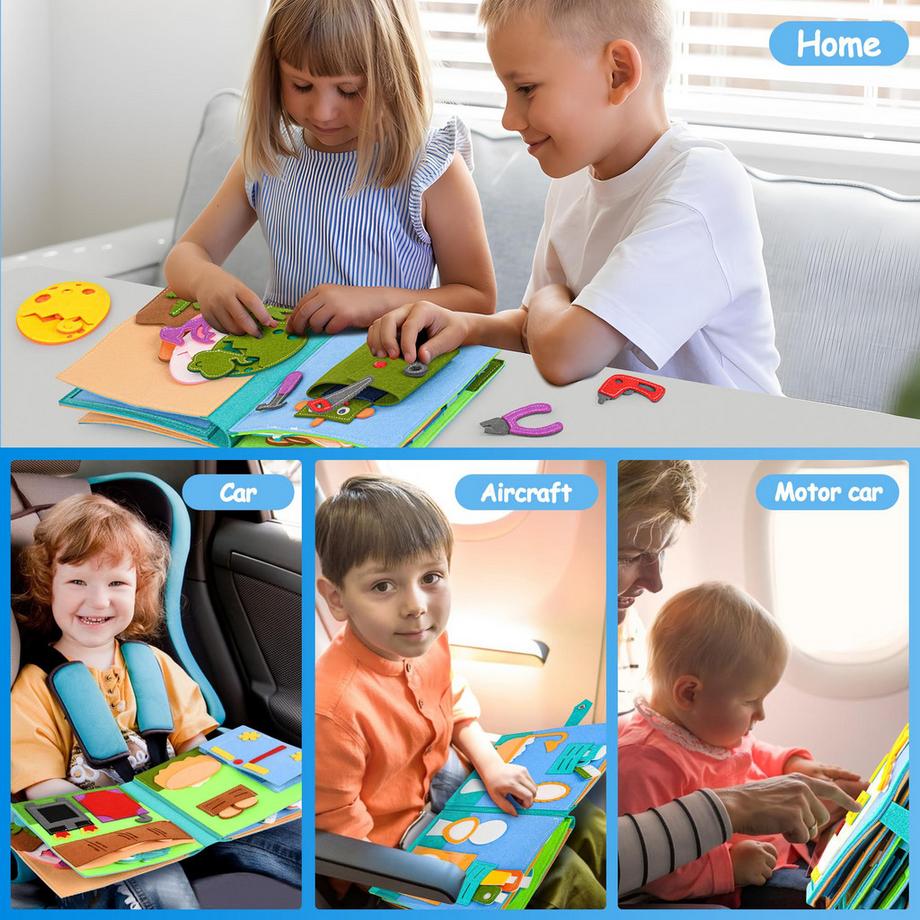 Activity-board  Stilles Buch|Motorik Baby 