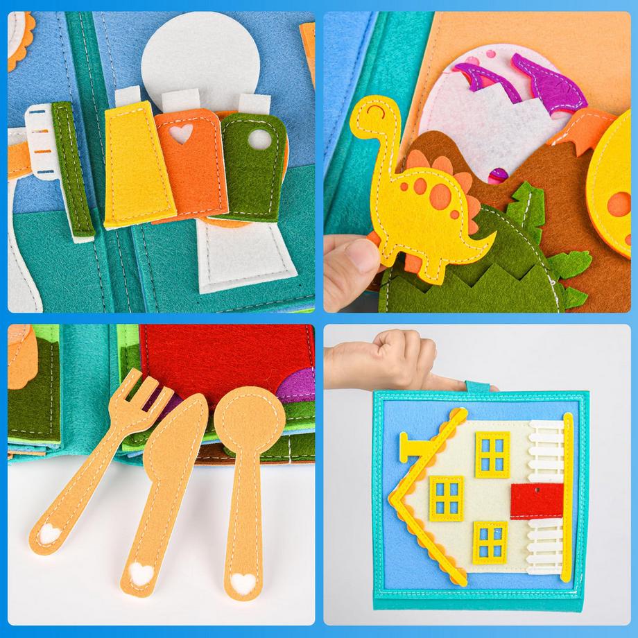 Activity-board  Stilles Buch|Motorik Baby 