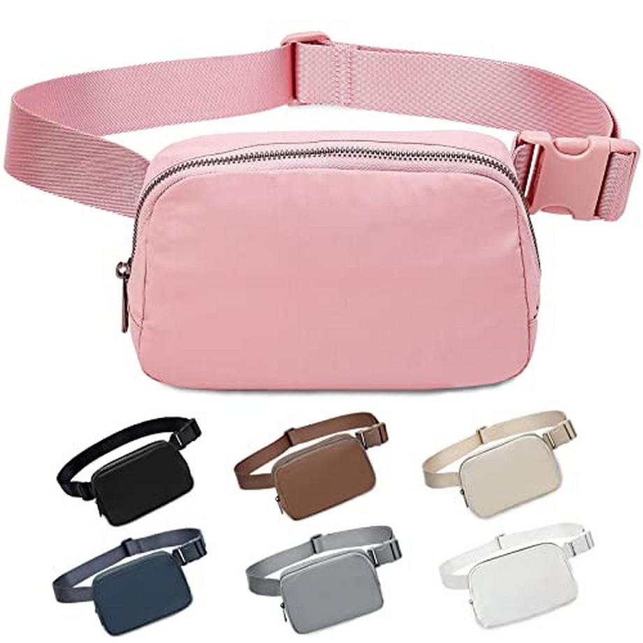 Sac ceinture, petit sac banane stylisé avec sangle réglable, sac à bandoulière pour l'extérieur, la randonnée et le sport
