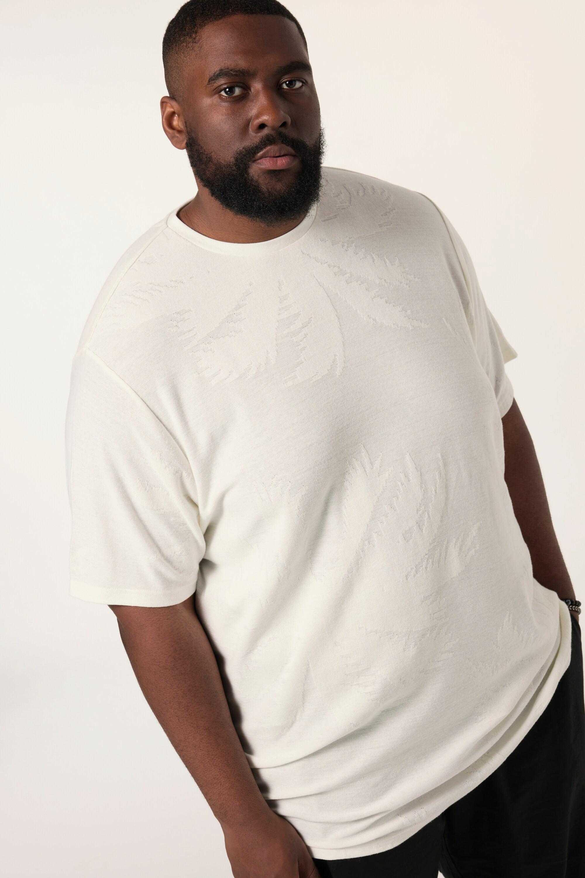 Sthuge FLEXLASTIC Halbarm Oversized Jacquard Jersey T-Shirt  