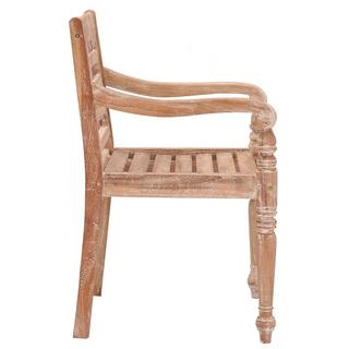 VidaXL sedia Teak riciclato  