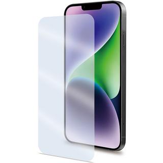 Celly  Einfacher Displayschutz aus gehärtetem Glas für das iPhone 15 Plus 