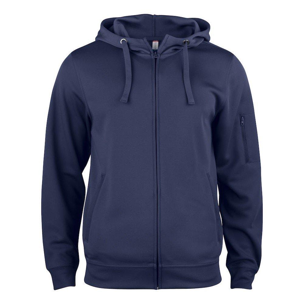 Clique  Basic Hoodie mit durchgehendem Reißverschluss  Aktiv 