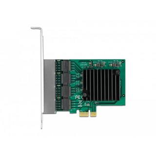 DeLock  Scheda PCI Express x1 per 4 x Gigabit LAN 