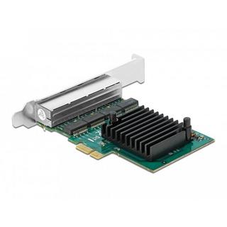 DeLock  Scheda PCI Express x1 per 4 x Gigabit LAN 