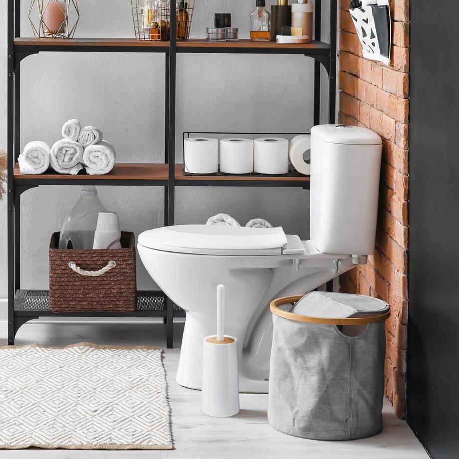 B2X  Scopino per WC con contenitore 