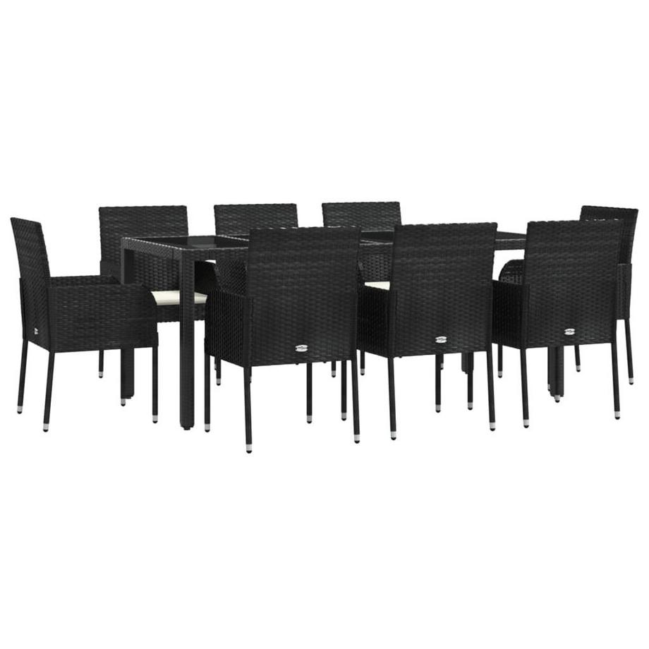 VidaXL set da pranzo da giardino Polirattan  