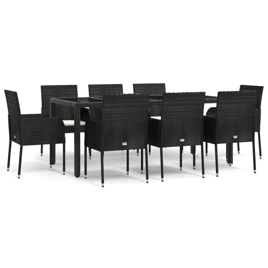 set da pranzo da giardino Polirattan