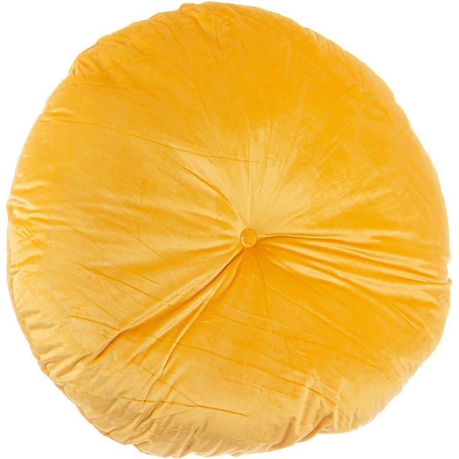 mutoni Coussin Artemis jaune rond 90  