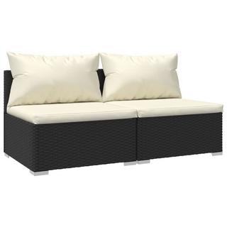 VidaXL set salotto da giardino Polirattan  