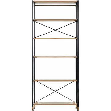 Étagère Voluto nature avec 6 étagères 85x210