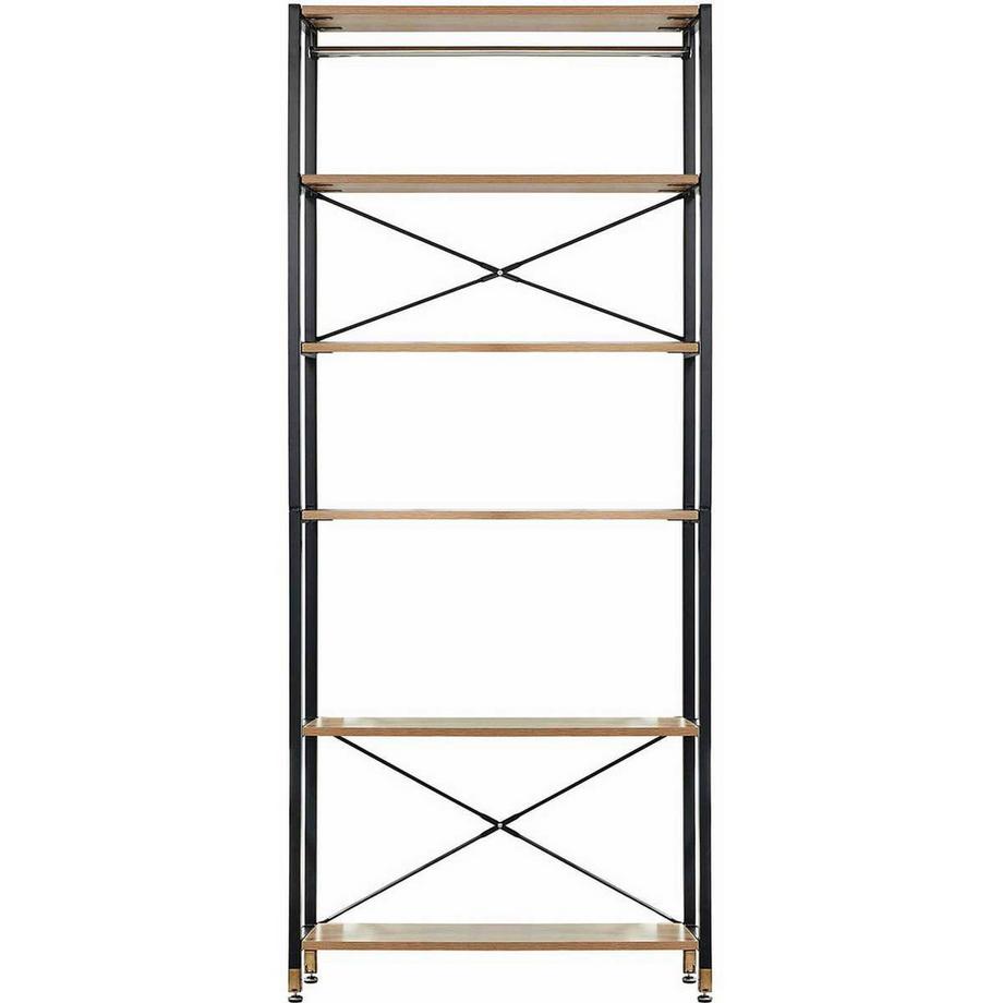 mutoni Étagère Voluto nature avec 6 étagères 85x210  