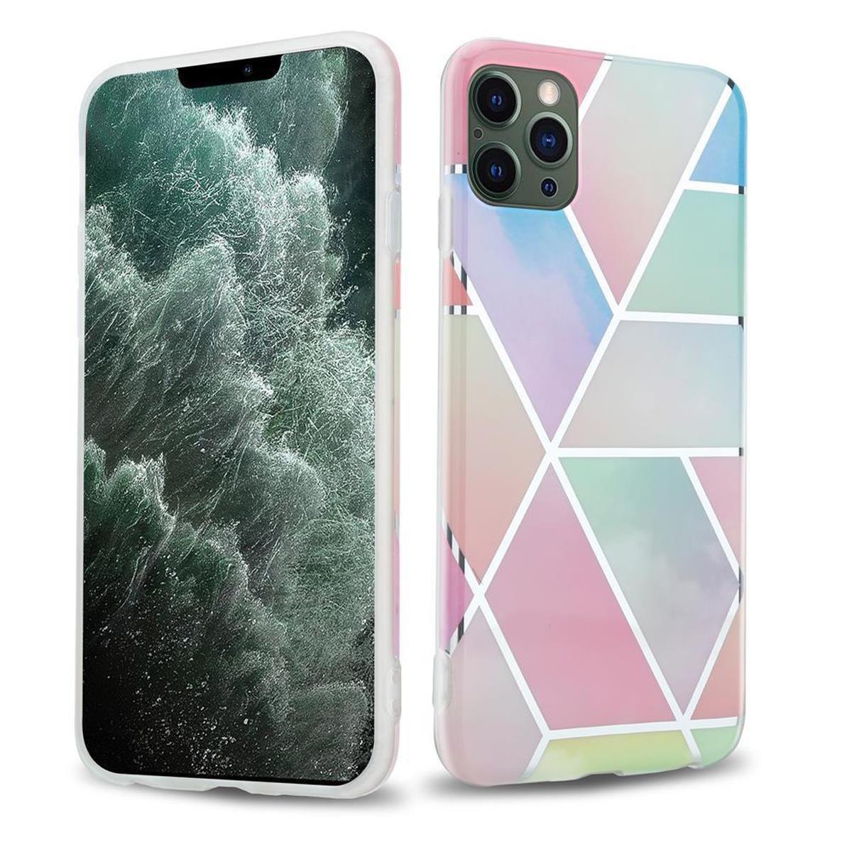 Cadorabo  Housse compatible avec Apple iPhone 12 PRO MAX - Coque de protection en silicone TPU avec motif mosaïque 