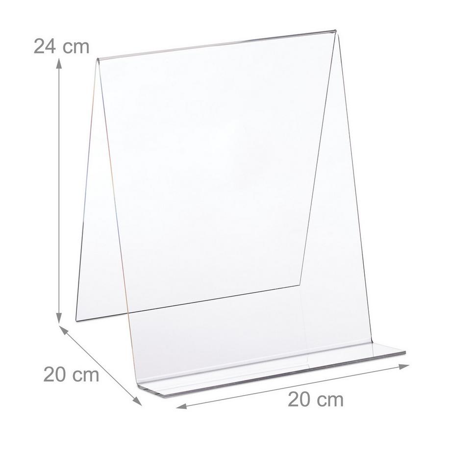 B2X  Buchständer aus Acryl 