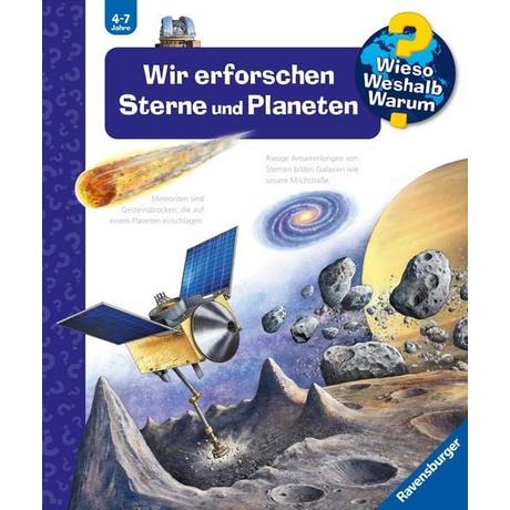 Wieso? Weshalb? Warum?, Band 59: Wir erforschen Sterne und Planeten Erne, Andrea; Humbach, Markus (Illustrationen) Gebundene Ausgabe 