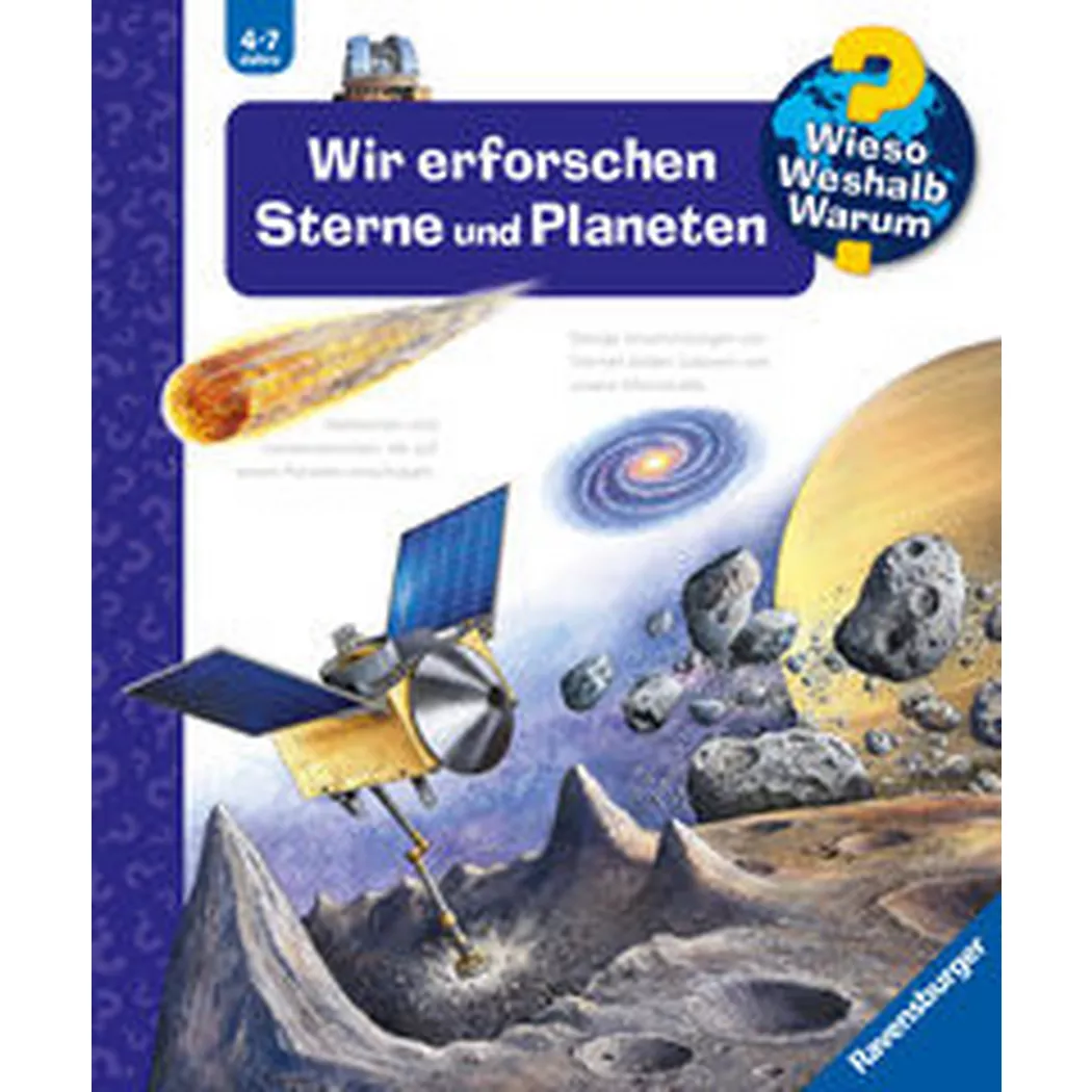 Ravensburger - Wieso? Weshalb? Warum?, Band 59: Wir erforschen Sterne und Planeten, Erne, Andrea; Humbach, Markus (Illustrationen)