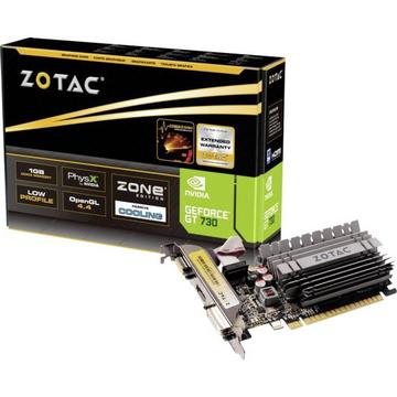 Scheda grafica Nvidia GeForce GT730 Zone Edition 2 GB RAM GDDR3 PCIe x16 HDMI ™, DVI, VGA Raff