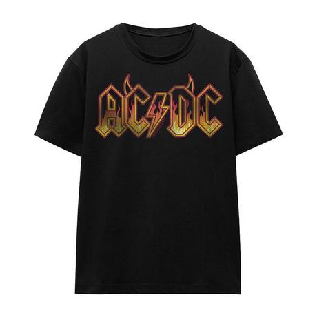 AC/DC ACDC T-Shirt Imprimé Coupe Droite  