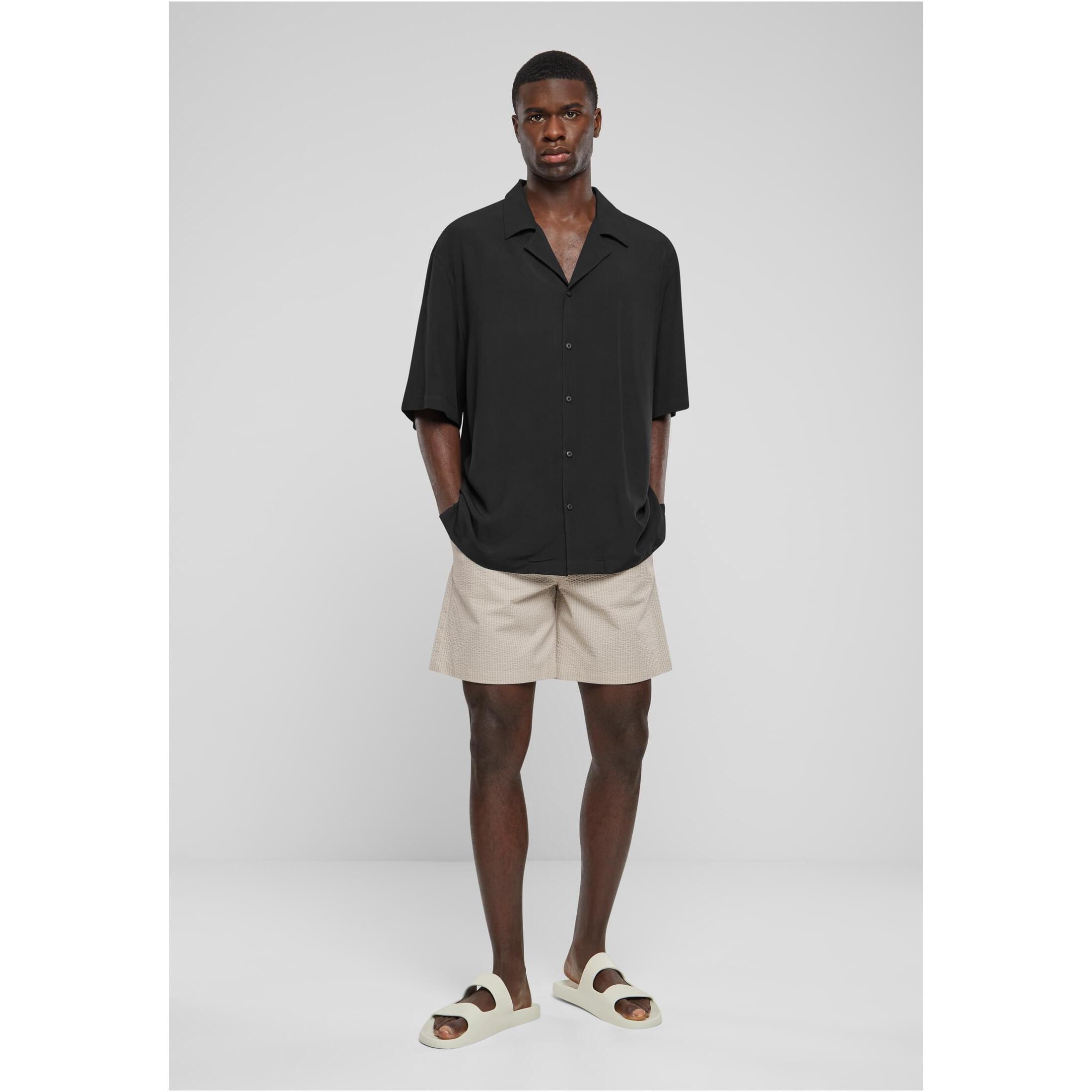 URBAN CLASSICS Lockeres Viskose Hemd  