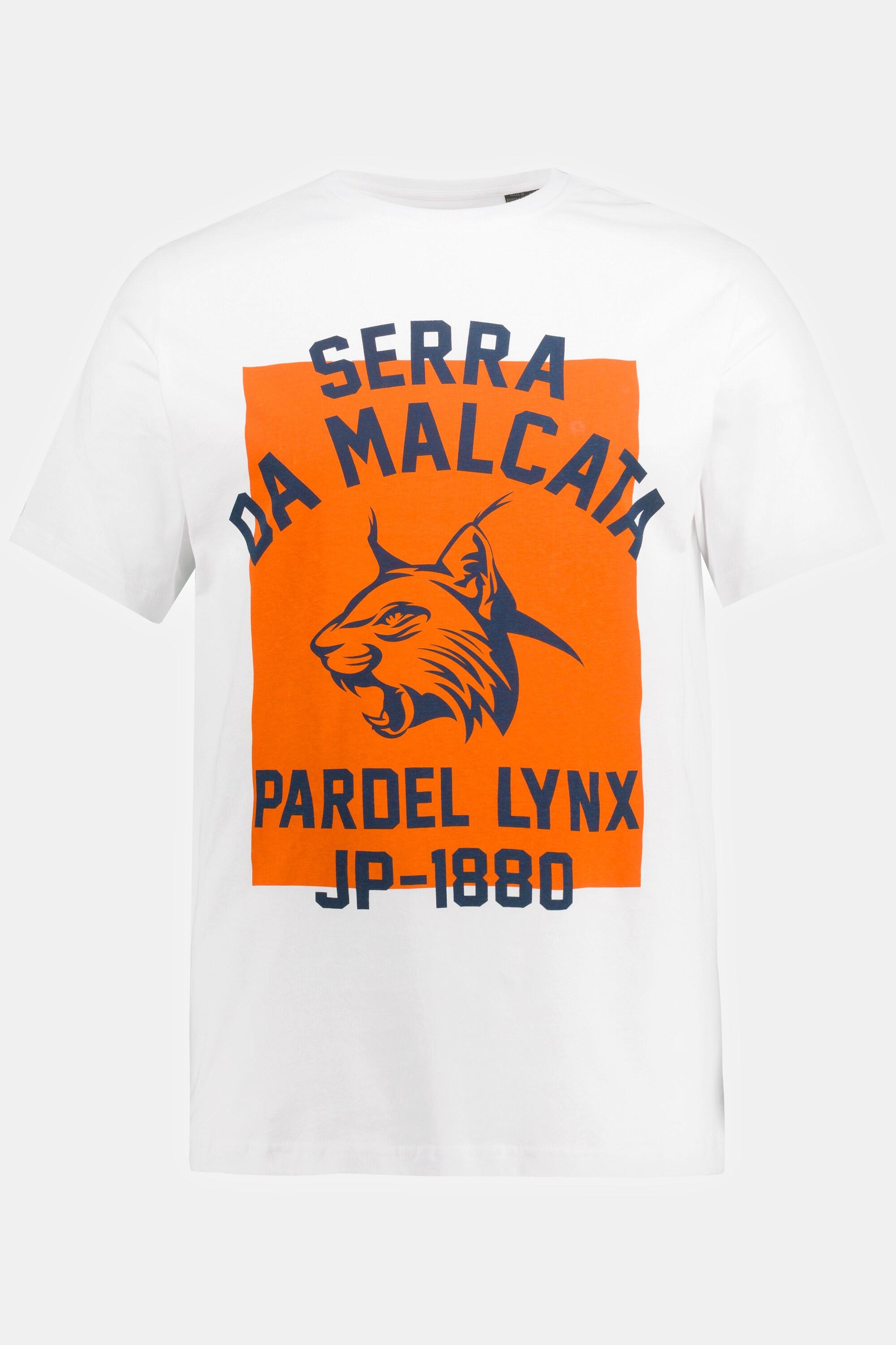 JP1880  T-shirt da casa con mezze maniche e stampa 